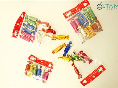 Bịch 12 cây kẹo giả trang trí Noel X-KEO-01